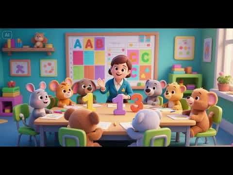 Baby Animals Learn 1 2 3 ABC | Nursery Rhymes & Kids Songs 🐰🦊🦉🔤🔢