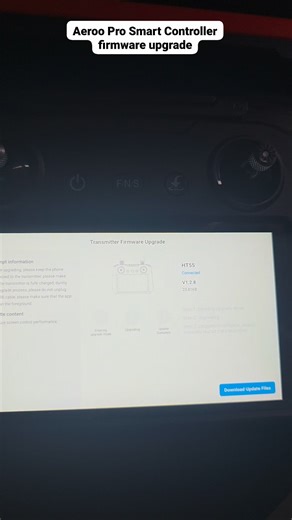 Aeroo Pro Smart Controller firmware upgrade it takes 32 seconds to update it so fast 🏃‍♀️ Aeroo Drones | Tammy Bayaniro