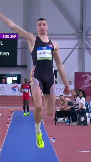 Bozhidar Saraboyukov flies to 8.45m and sets his second world lead in a week 🔥 #worldindoortour