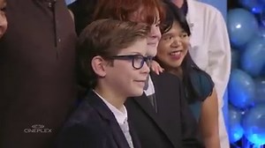 We caught up with Jacob Tremblay and Millie Davis on the #WonderTheMovie blue carpet to talk about their new film! 💙 See it in theatres now! | Cineplex