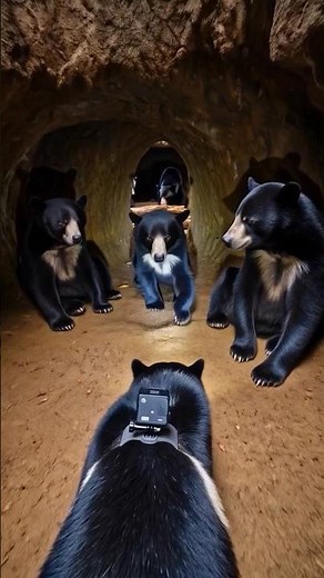 Inside a Sun Bear’s Secret Cave | Micro Camera POV #Shorts