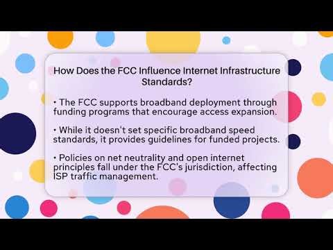 How Does the FCC Influence Internet Infrastructure Standards?