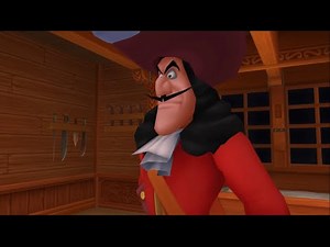 Kingdom hearts 1 All Captain Hook scenes