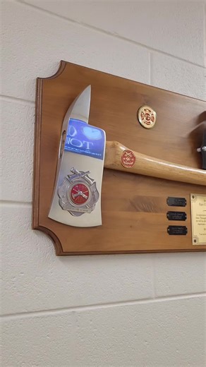 After the course, the Basic Operations Firefighter class will leave a piece of their legacy behind. Take a look at some of the gifts from previous classes!