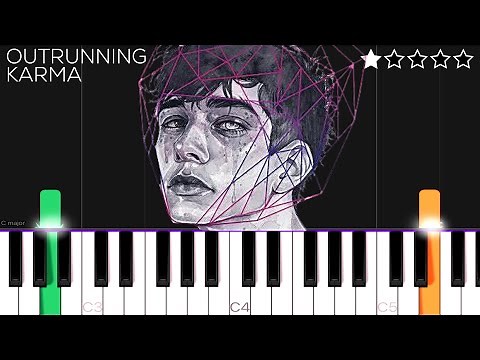 Alec Benjamin - Outrunning Karma | EASY Piano Tutorial