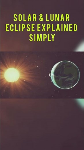 Why Do Eclipses Happen? | Solar & Lunar Eclipse Explained Simply