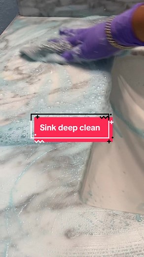 Effective Sink Deep Clean Using Ajax Powder