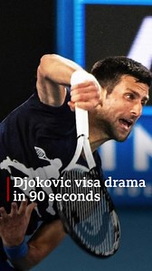 368K views · 5.9K reactions | Novak Djokovic will be deported from Australia and is no longer able to defend his title in the Open. But how did we get to this point? Watch how the drama unfolded in 90 seconds. https://bbc.in/3qtgzrz | BBC News | Facebook