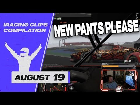 August 19 | iRacing Clips Compilation