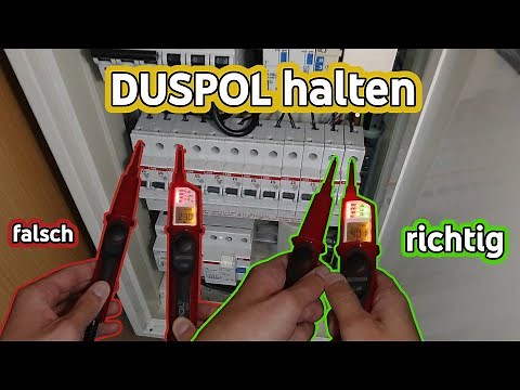 DUSPOL richtig benutzen - Drehfeldmessung