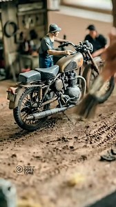 The smell of gasoline, oil, and old wood. This antique motorcycle repair shop is finally open.🙂 . . . #Diorama #GarageLife #MotorcycleDiorama #ScaleModel #Workshop #MechanicLife #VintageMotorcycle #WeatheredModels #ScratchBuild #MiniatureWorld #TireTracks #AutomotiveArt #miniature | Oges Toke