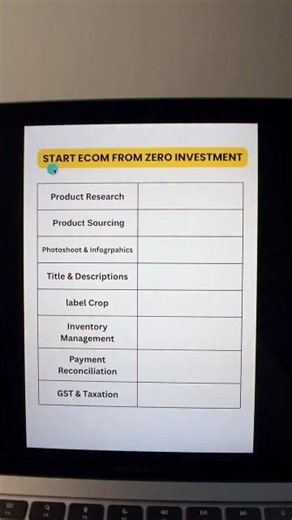 How to Start E-Commerce Business with Zero Investment