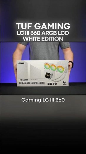 Asus TUF Gaming LC III 360 ARGB LCD White edition