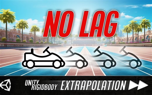 Unity在线多人网络版3D卡丁车赛车游戏4：推断预测协调滞后防作弊