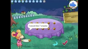 人教版小学一年级数学Scratch小游戏：Counting