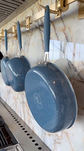 My new cookware launched around the same time my new kitchen launched! 😂 darn good timing, and I love love love the Blue Denim color. 😍 All I do is cook cook cook no matter what. 🎶 Watch to the end for my second favorite color. It’s not Barbie pink, more of a coral…and goodbye, I’m never leaving the stove. | The Pioneer Woman - Ree Drummond