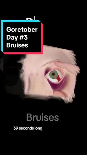 Goretober day 3 bruises . Name: oops (idk lol) ~ Hashtags ~ ~ ~ ~ #cesargoretober2025 #goretober #speedpaint #digitalart #tutorial