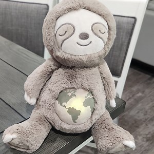 Sloth Plush With Light-Up Belly & sounds