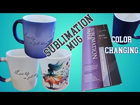 How to Make a Color Changing Mug with Sublimation