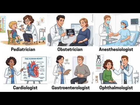 25 Types of Doctors and What They Do | Can You Name Them All?