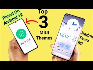 Top 3 Miui Android 12 Based Themes Must Try in Redmi, Poco & Mi Phones 😎🔥