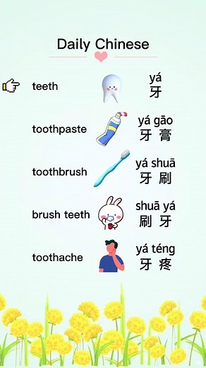 Learning How to Say Teeth in Mandarin - Chinese Language Lesson