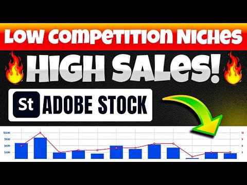 Adobe Stock Fast Selling Items 🔥 | Find Low Competition Niches For High Sales 2026 | Tips & Tricks