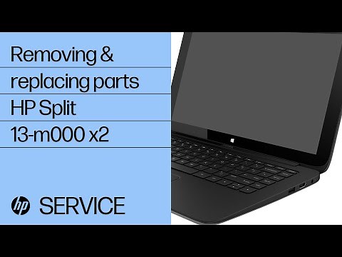 Removing and replacing parts | HP Split 13-m000 x2 | HP computer service | HP Support