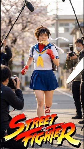 스트리트 파이터 실사화 촬영 비하인드 #streetfight #ストリートファイター #chunli #game