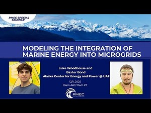 Modeling the Integration of Marine Energy into Microgrids
