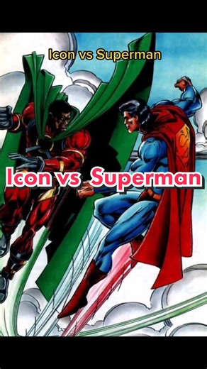 Icon vs Superman #comics #icon #superman #milestone #imnotyourbruh