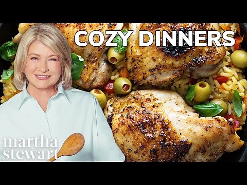 Martha Stewart's Best Cozy Dinners | Arroz Con Pollo, Veal Stew, and Pho