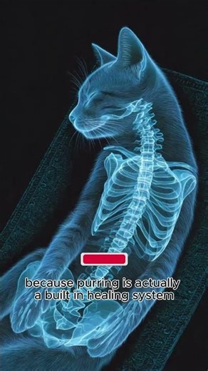 Cats purring? here's why! #ai #facts #cats