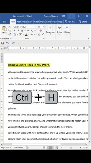 MS Word Magic ✨: Instantly Remove Extra Blank Lines