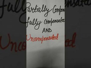 Fully compensated, Partially compensated and Uncompensated ABG