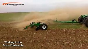 Speedtiller Powerflex: One Pass Tillage at its best. Operating in the Texas panhandle. | K-Line Ag