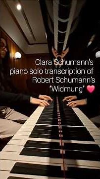 Practicing "Widmung": one of the purest love dedications of all times ❤️ #shorts #piano #love #music