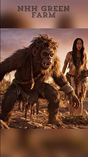 3 Million Years Ago: Primitive Man Fights Deadly Snake to Protect His Wife #wildlife #shorts #vairal