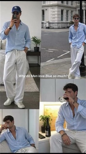 Men and their obsession with blue | Men’s Fashion