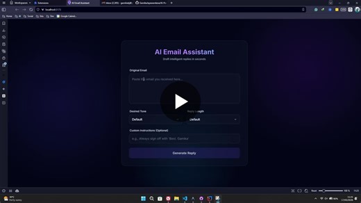 AI-Powered Gmail Assistant with Spring Boot Backend | Gamika Jayawardhana posted on the topic | LinkedIn