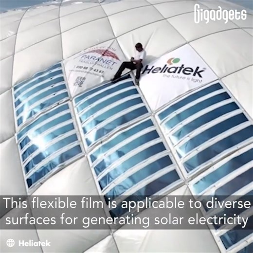 1.2M views · 8.7K reactions | This flexible solar film is a versatile...