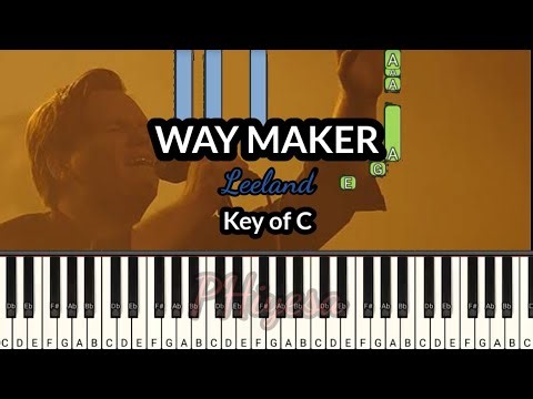 Way Maker ( Key of C ) - Leeland || Synthesia
