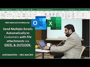 Send Multiple Emails Automatically to Customers with File attachments via EXCEL & OUTLOOK. VBA MACRO