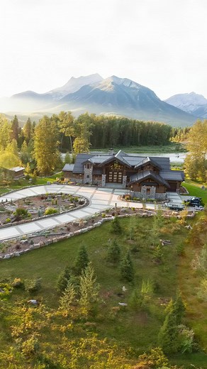This 6,225 sq. ft. timber frame home was designed by Manolakas Designs and built by Elk River Mountain Homes—builders we've teamed up with on several BC projects. Kevin Gray from Studio Ridge Residential was the one who brought it all together. The main level covers 3,600 sq. ft. and includes a vaulted great room that opens to a covered deck and hot tub, along with a kitchen, dining area, office, guest suite, sauna, and rec room. Upstairs, the timber frame bridge connects two wings with 4 bedroo