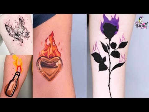Captivating Fire Tattoo Designs 2025 | Realistic Fire Tattoo Inspiration | Modern Flame Fire Tattoo