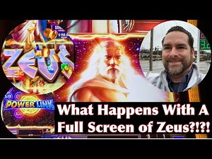 Full Screen of Zeus! Plus More Winning on Zeus Power Link Slot Machine