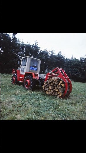 🔥Ein MB-trac 800 mit der Werner Schichtholzrückezange.