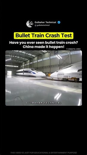 China’s Bullet Train CRASH-TEST ‒ SHOCKING Footage! 🚄😱