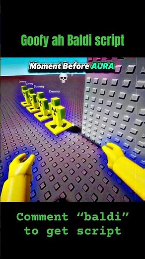 Goofy ah Baldi script 😂 #roblox #scripts #hacks #fescripts #shorts