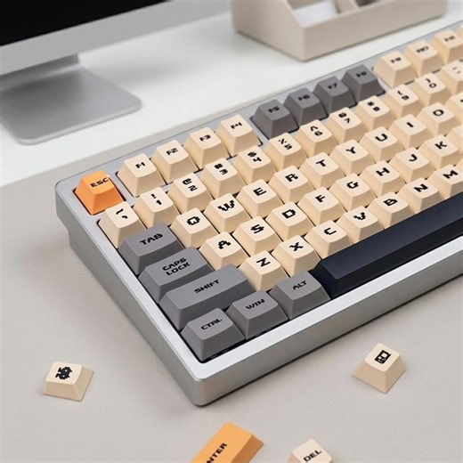 Retro Pixel Keycap Set for Mechanical Keyboard, 8 Bit Gaming Keycaps, Cherry Profile PBT MX Compatible Custom Keyboard Keycaps - Etsy